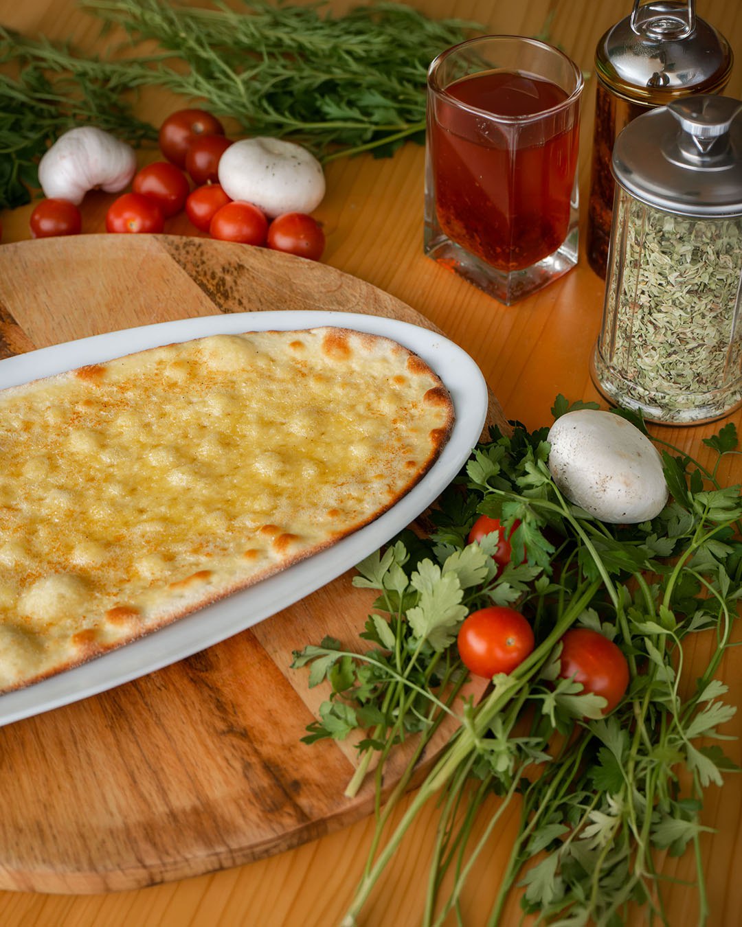 Pan de ajo con queso