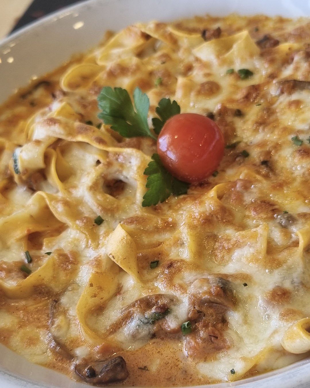 Tagliatelle Gratinado