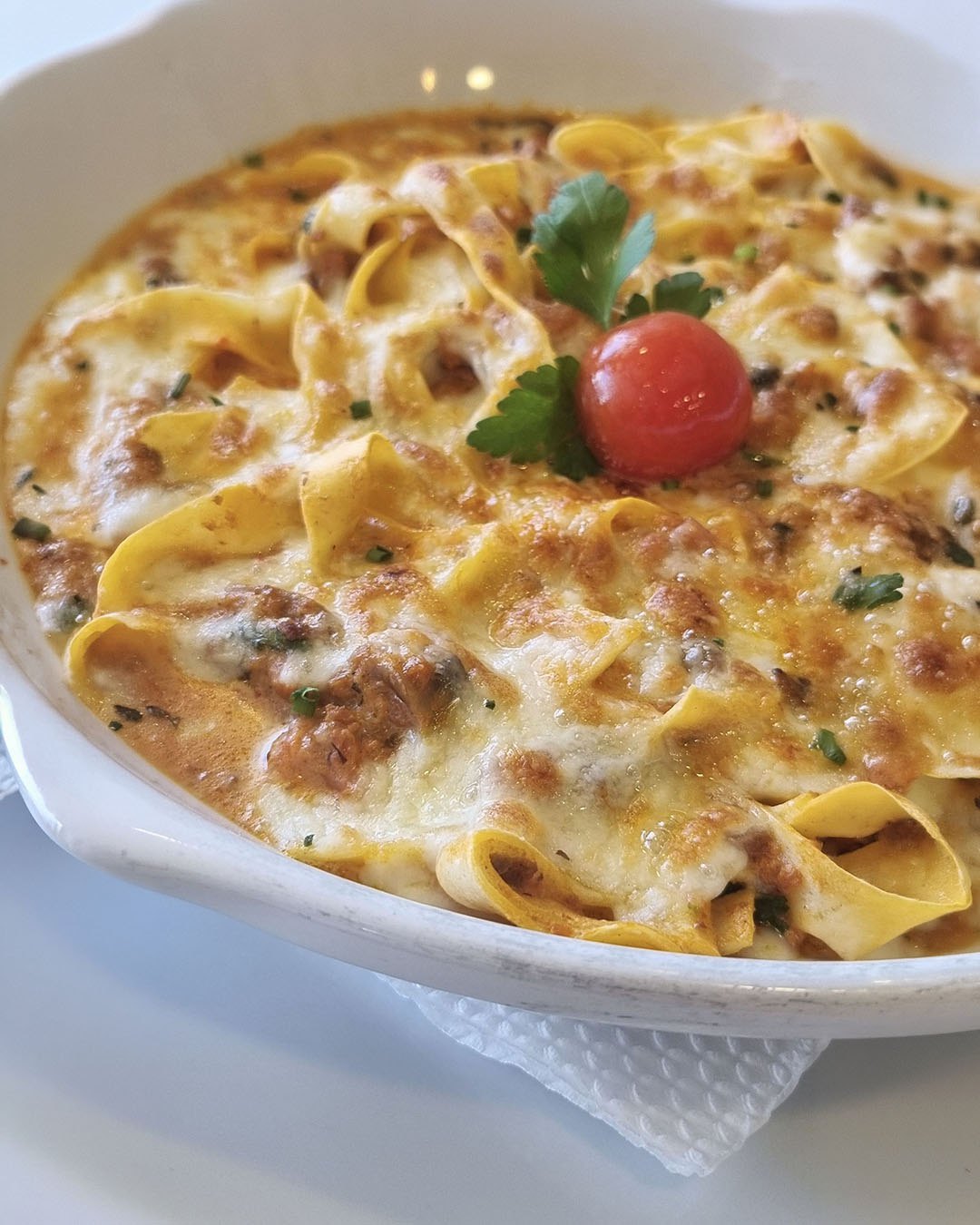 Tagliatelle Gratinado